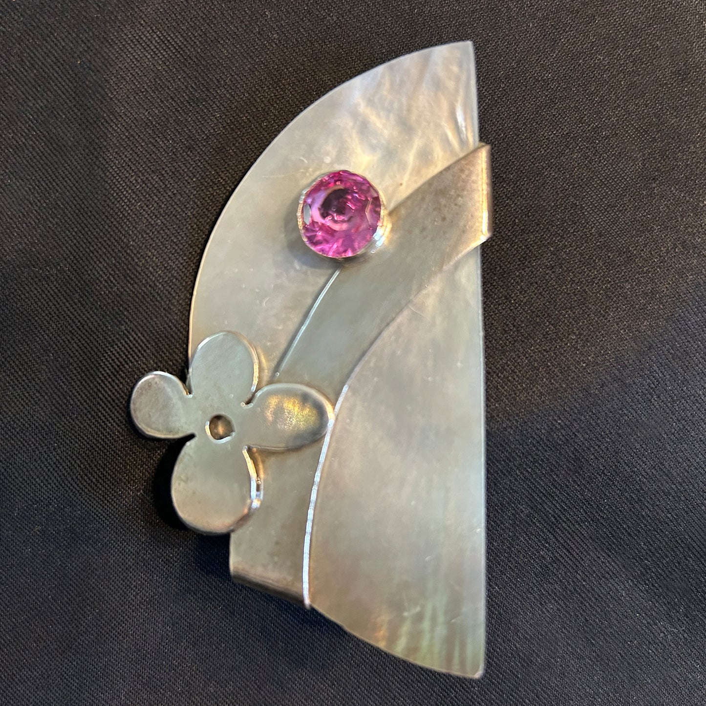 Mother of Pearl Venus Moon Pin