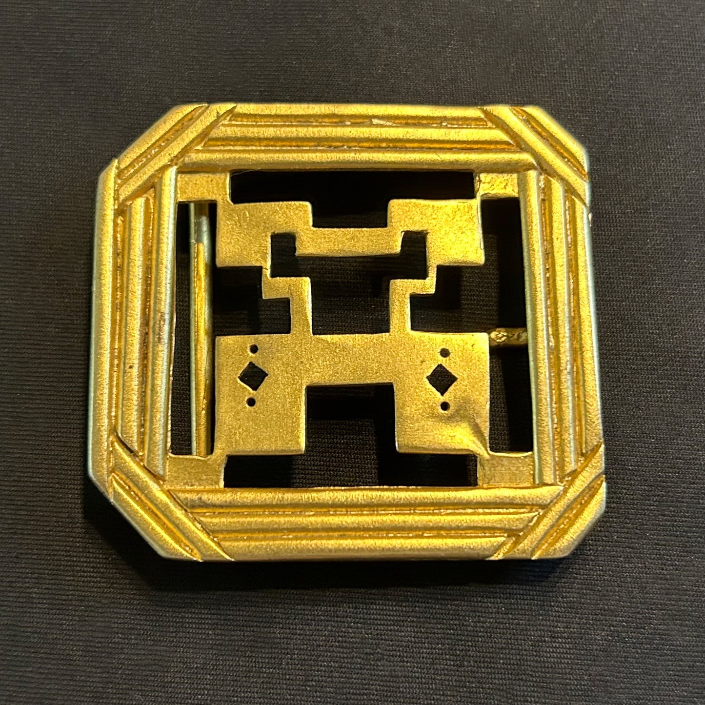 Vermeil Butterfly Belt Buckle