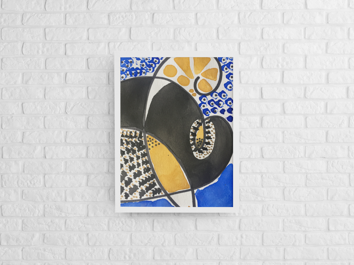 Water Color 9x11 Matted & Framed