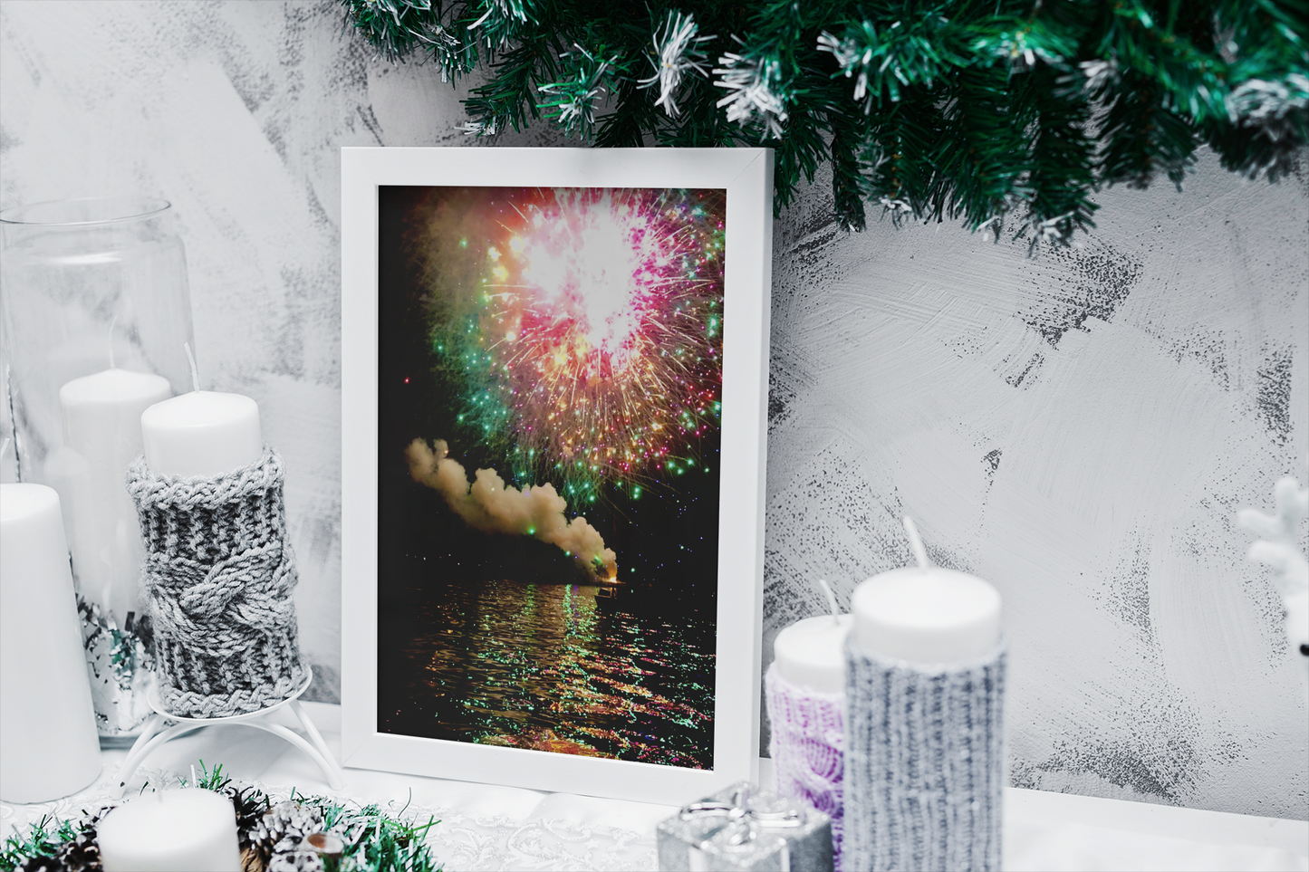 Rowayton Fireworks 18 x 21