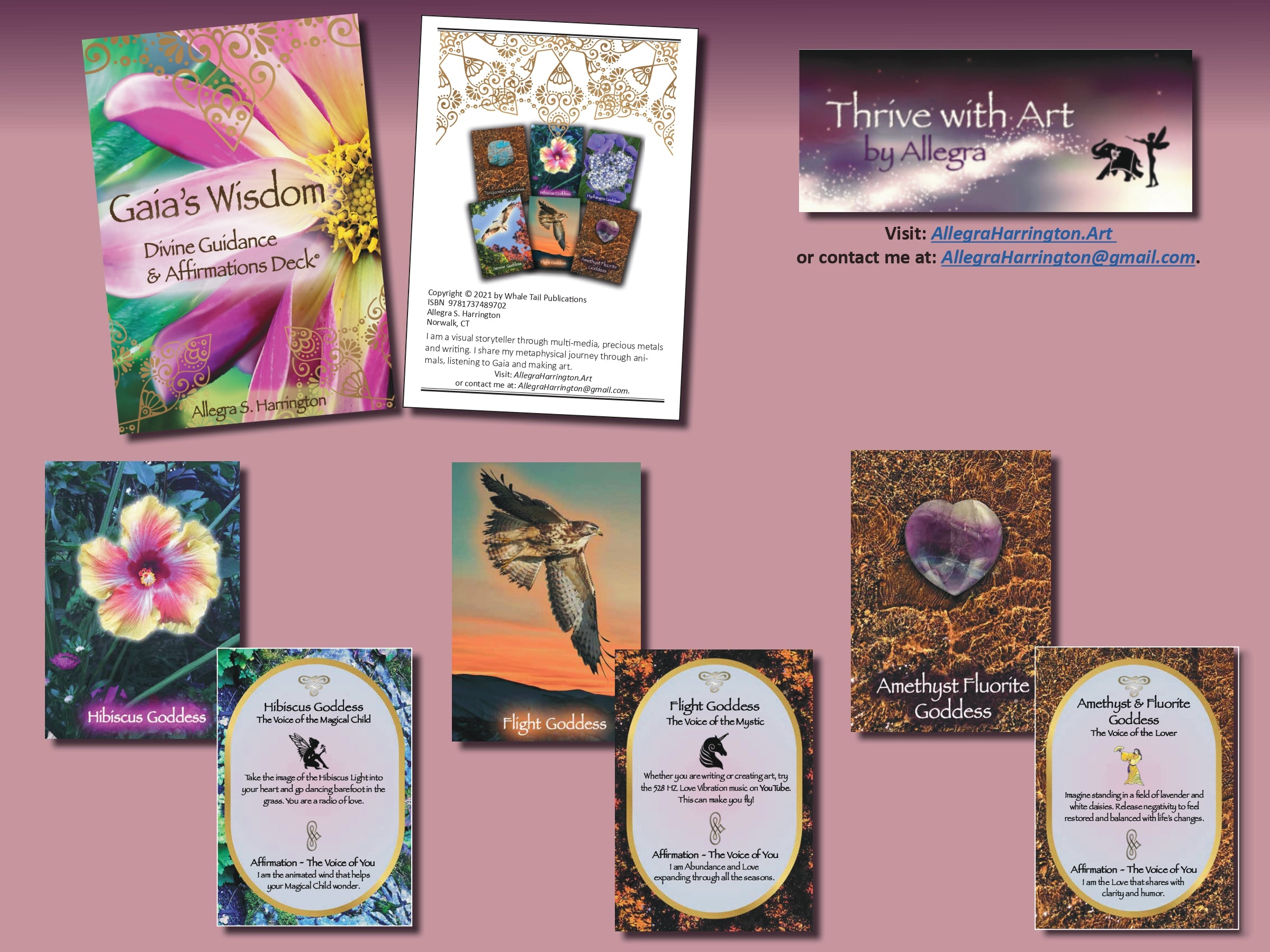 Gaia's Wisdom Oracle Deck and Divine Affirmations – Allegra Harrington